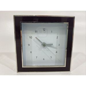 Restoration Hardware Desk Clock Chrome Discontinued Parts Or Repair